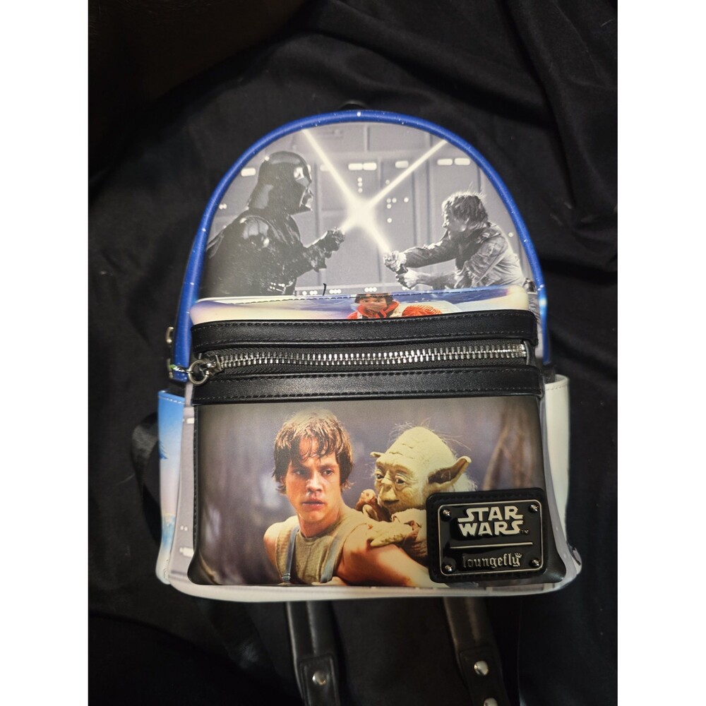 NWOT loungefly Disney star wars Luke Darth Vader Yoda mini backpack bookbag bag